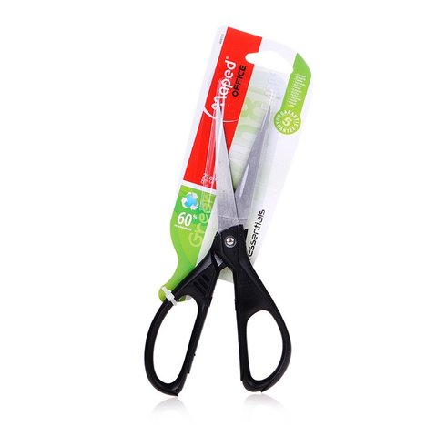 ножницы офисные 21см MAPED Essentials Green эргономичные ручки 468110