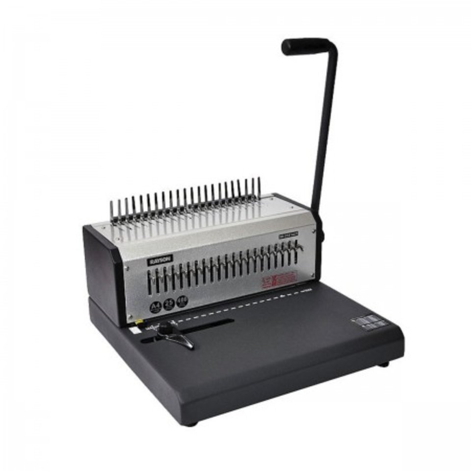 переплетная машина SD-2501А21 пробивает 25л, переплет 500л, Ф пр=51мм