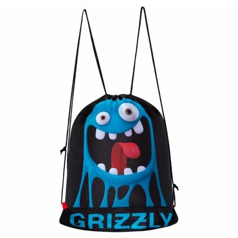сумка для обуви ОМ-94-2/1 черно-голубой Grizzly