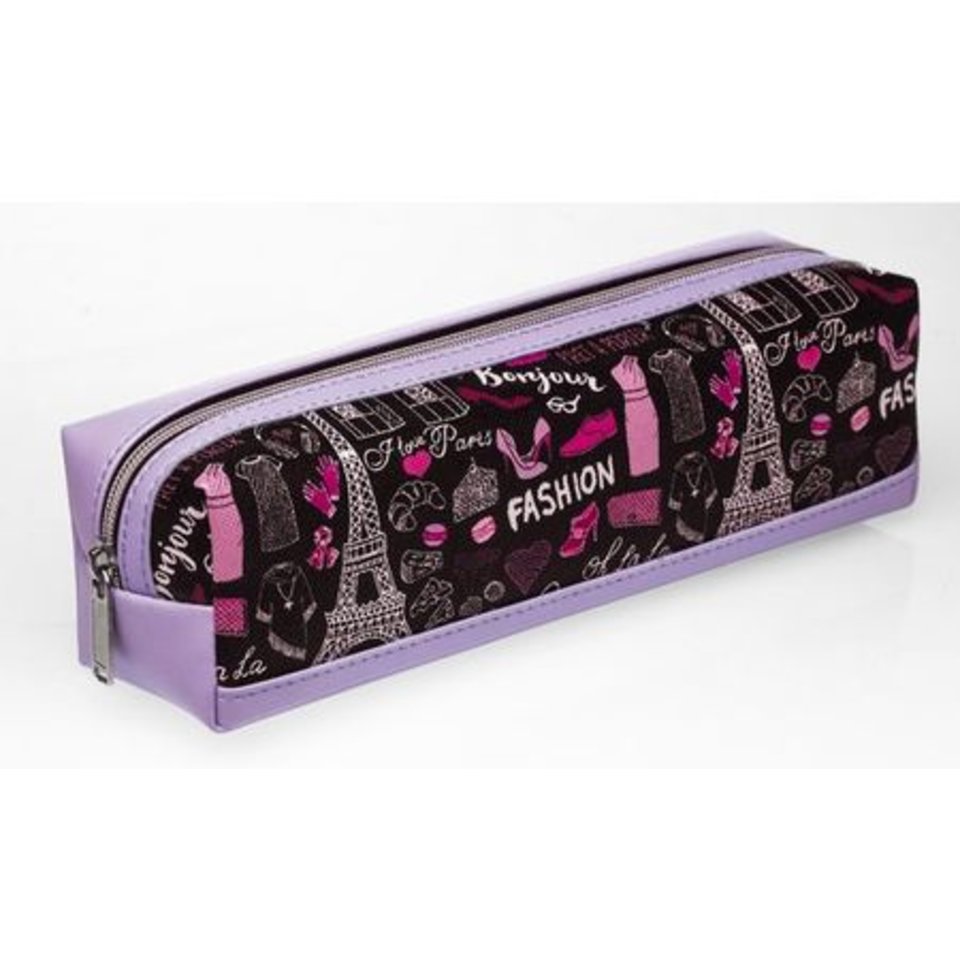 косметичка для девочки Paris purple кожзам Npt 81265 Hatber