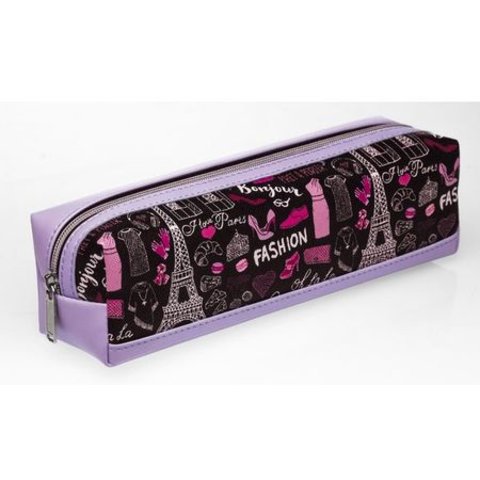 косметичка для девочки Paris purple кожзам Npt 81265 Hatber