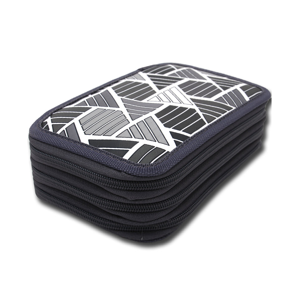 пенал для мальчика Геометрия 3 отделения ПН-4197