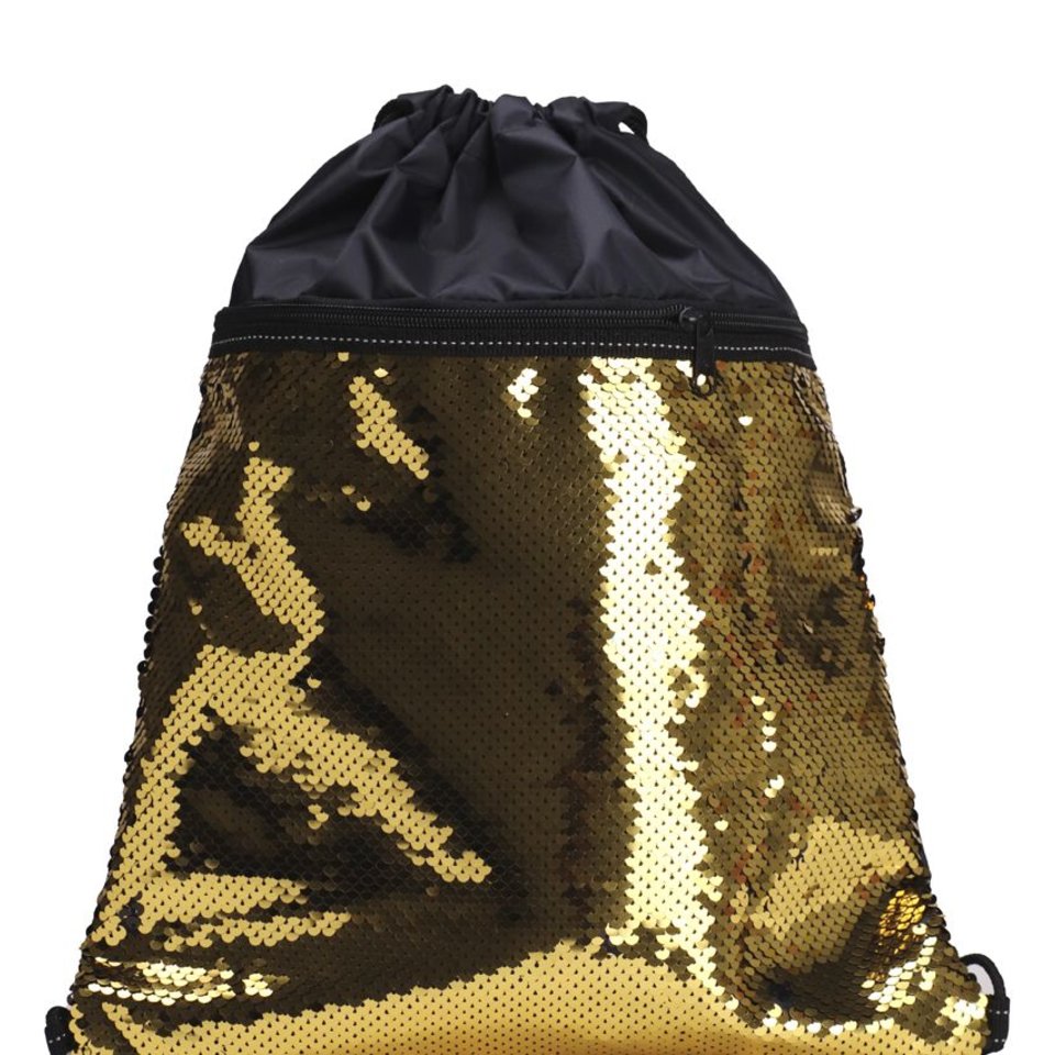 сумка для обуви Золотые пайетки 33х40см МО-5035
