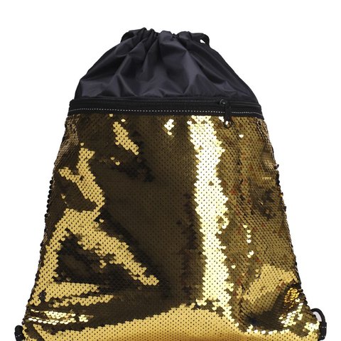 сумка для обуви Золотые пайетки 33х40см МО-5035