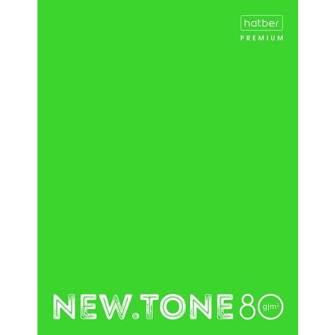 тетрадь на кольцах 80л NEWtone neon Лайм 00934 (062040)