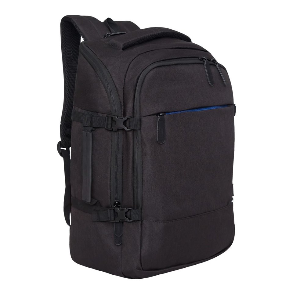 рюкзак для мальчика RQ-019-1/2 черно-синий Grizzly