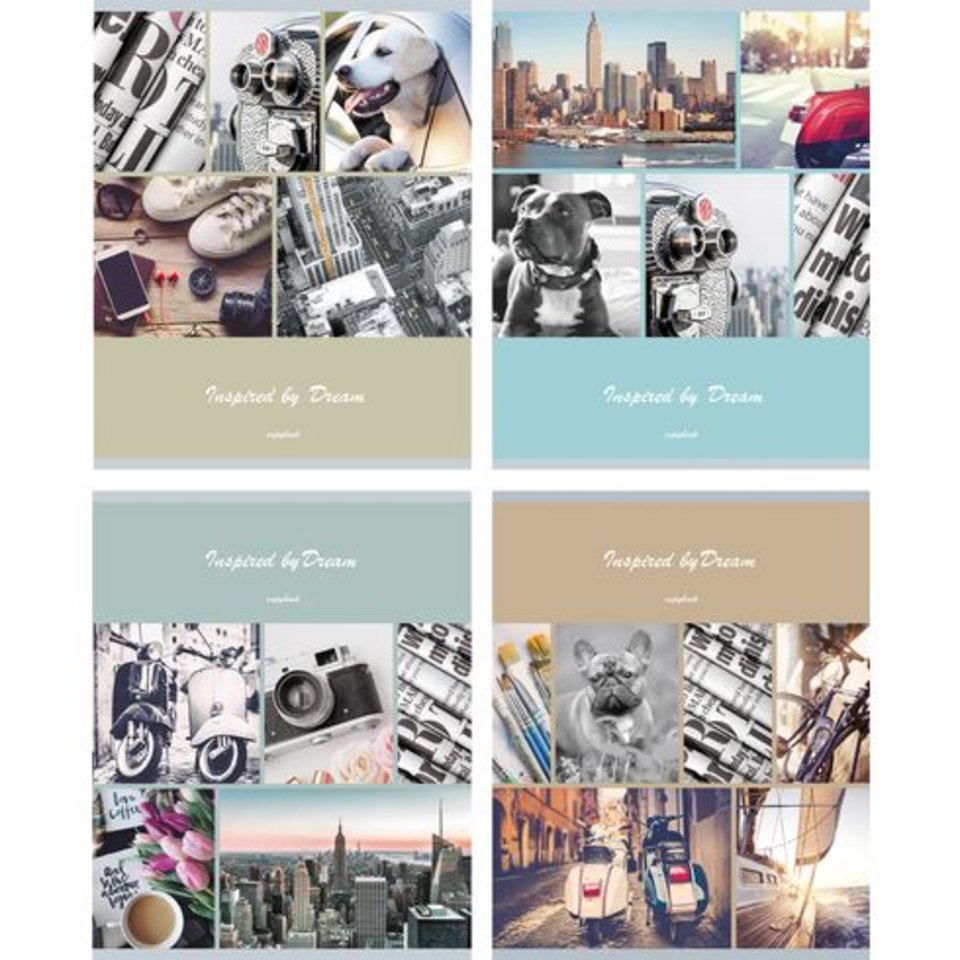 тетрадь 48 листов Вдохновленный мечтой в клетку 7604