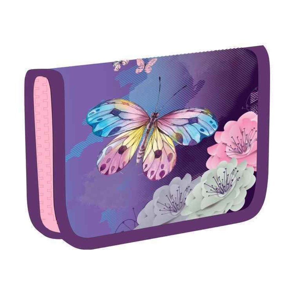 пенал для девочки My butterfly с 2 планками 335-72/857 Belmil