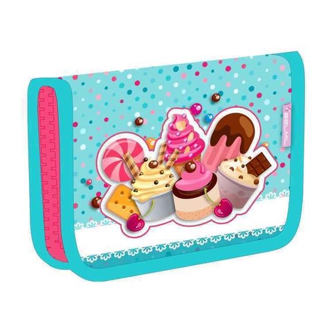 пенал для девочки Sweet life с 2 планками 335-74/873 Belmil