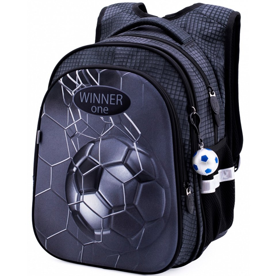 рюкзак для мальчика Winner с брелком мячиком R1-007