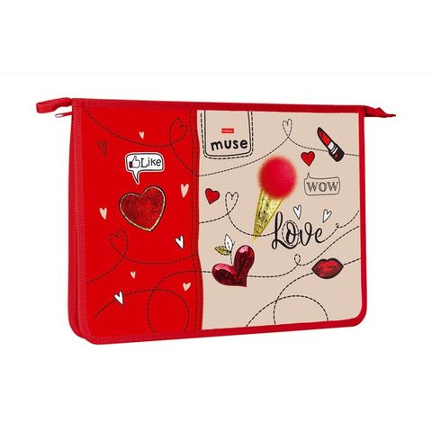 папка для тетрадей А4 Милая модница AMc 78015