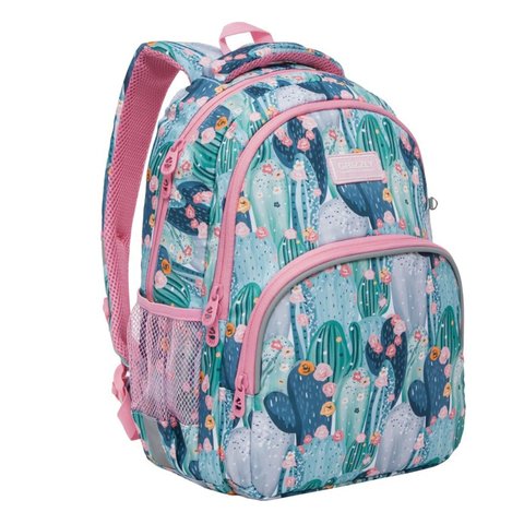 рюкзак для девочки RG-060-1/1 кактусы Grizzly