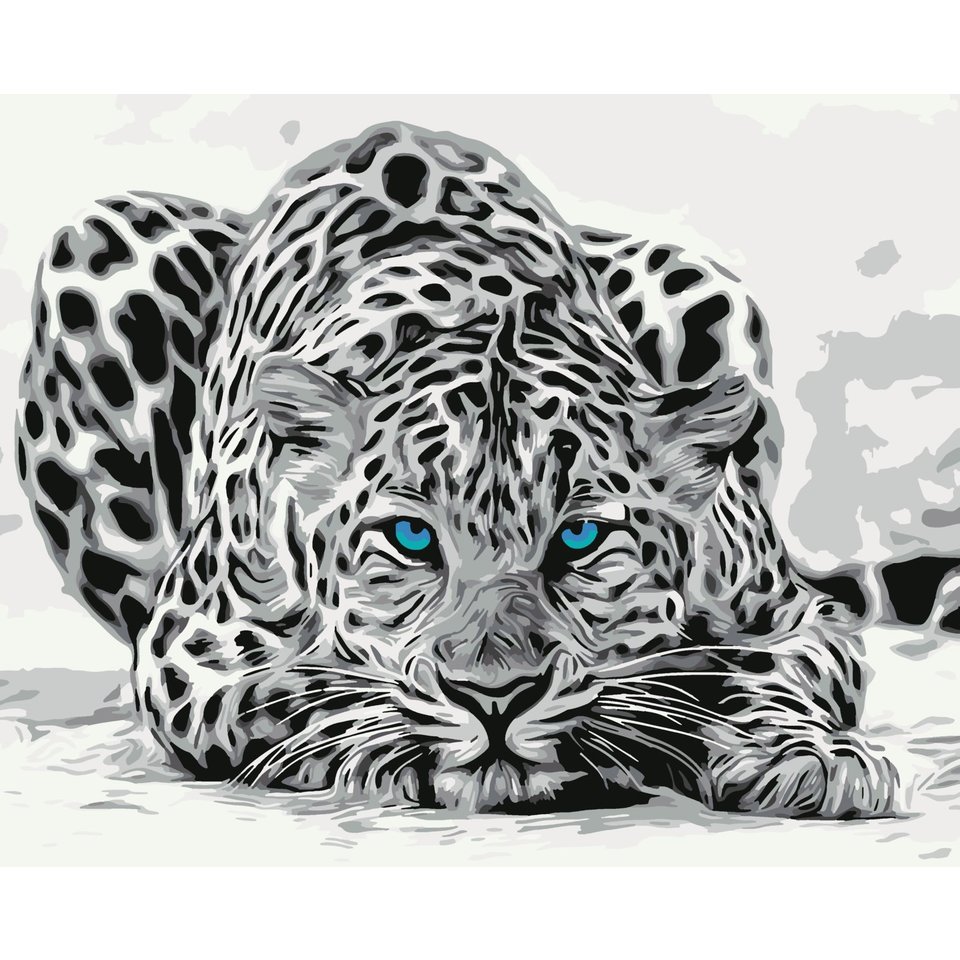 картина по номерам На охоте 40х50см HS1130