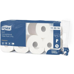 бумага туалетная для держателя Tork 3 слоя 30м 8шт/упак