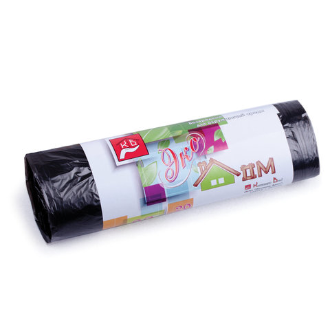 мешок для мусора 30л 20шт/рул 6мкм ПНД 50х60см 601348