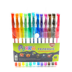 ручки гелевые набор 12 цветов Intelligent Ароматизированные резиновая вставка