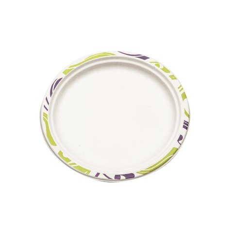 тарелка бумажная мелкая 170мм 50шт/уп 117304