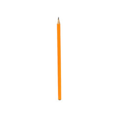 карандаш простой заточенный, шестигранный, без ластика, оранжевый КЧ0648