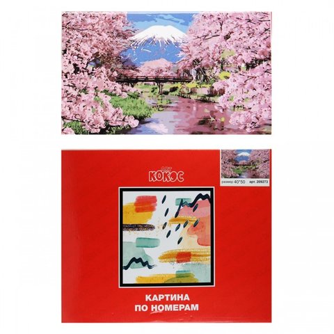 картина по номерам Весна 40х50см 209273