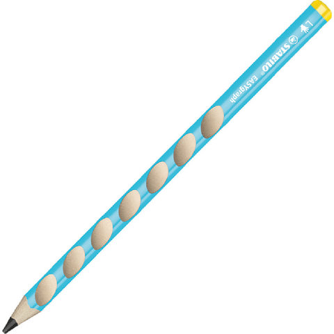 карандаш простой STABILO EASY GRAPH для левшей трехгранный голубой 321/02-HB