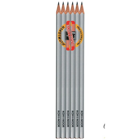 карандаш простой KOH-I-NOOR QUADRANGULAR четырехгранный корпус, твердость HB