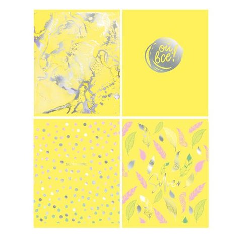 тетрадь 48 листов Silver shine в клетку 8814