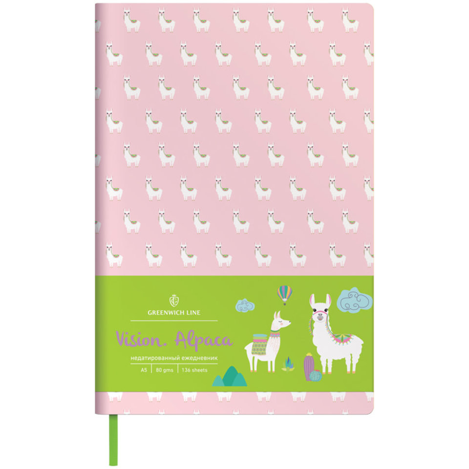 ежедневник недатированный А5 кожзам Vision.Alpaca ENA5-18669 266421