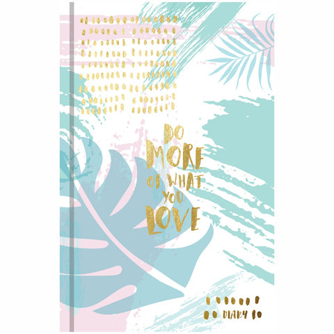 ежедневник недатированный А5 тиснение фольгой Palm style 266453