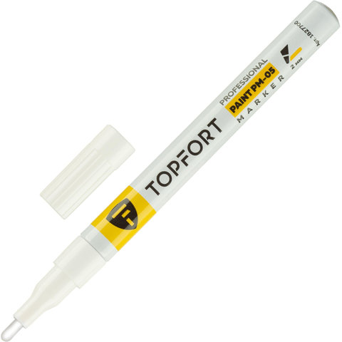 маркер краска круглый наконечник 2мм белый PAINT Нитро лак белый topfort 1827700 маркер краска круглый наконечник 2мм белый PAINT Нитро лак белый topfort 1827700