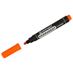 маркер перманентный круглый 2.5мм Centropen 8566 оранжевый