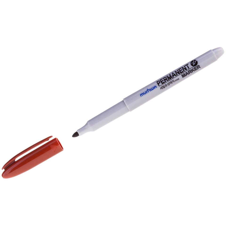 маркер перманентный тонкий 1.5мм Mun-Hwa коричневый FPM-09 235088