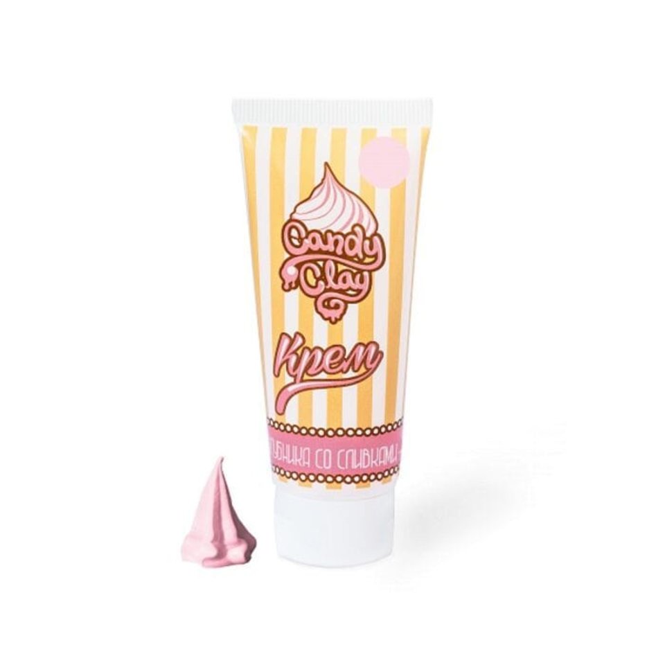 масса Candy Clay Крем КЛУБНИКА со сливками 08-0006