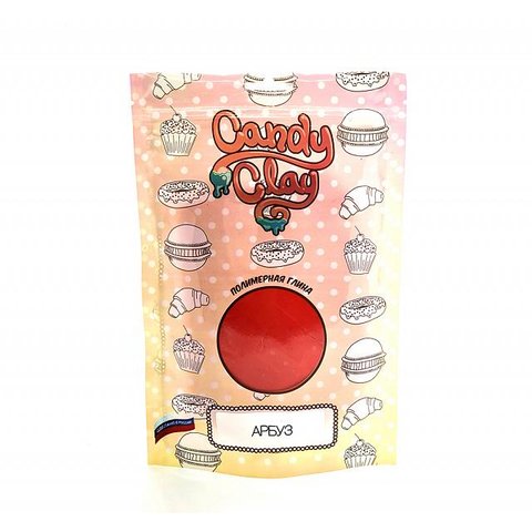 масса Candy Clay Полимерная кондитерская глина АРБУЗ 01-0211