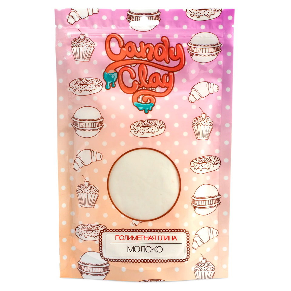 масса Candy Clay Полимерная кондитерская глина МОЛОКО 01-0201