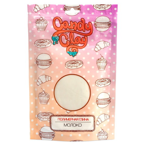масса Candy Clay Полимерная кондитерская глина МОЛОКО 01-0201