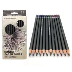 цветные карандаши 12 цветов Engross Penart Earth Tones Графика, цвета земли