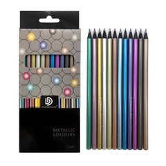 цветные карандаши 12 цветов Engross Penart Metallc colours Металлик
