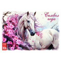 календарь настольный Символ года КР44-26103 (домик) 2026г