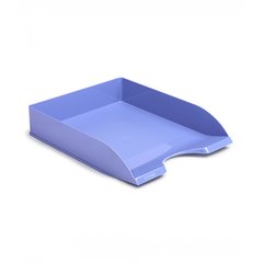 лоток для бумаг горизонтальный пластиковый Дельта синий Стамм ЛТ640