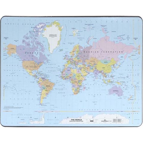 подкладка на стол 40х60см Карта мира Durable 7211-19 824978