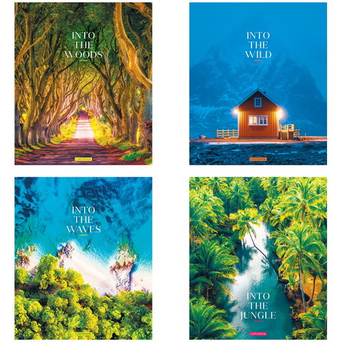 тетрадь 48 листов Inside the nature в клетку 29719 (294639) Space