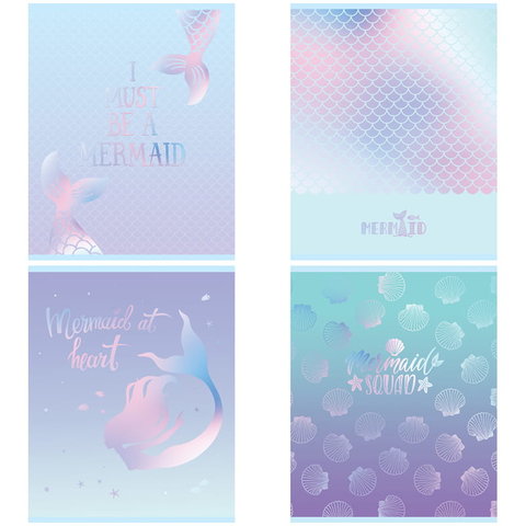 тетрадь 48 листов Mermaid squad в клетку 29614 (294604) Space