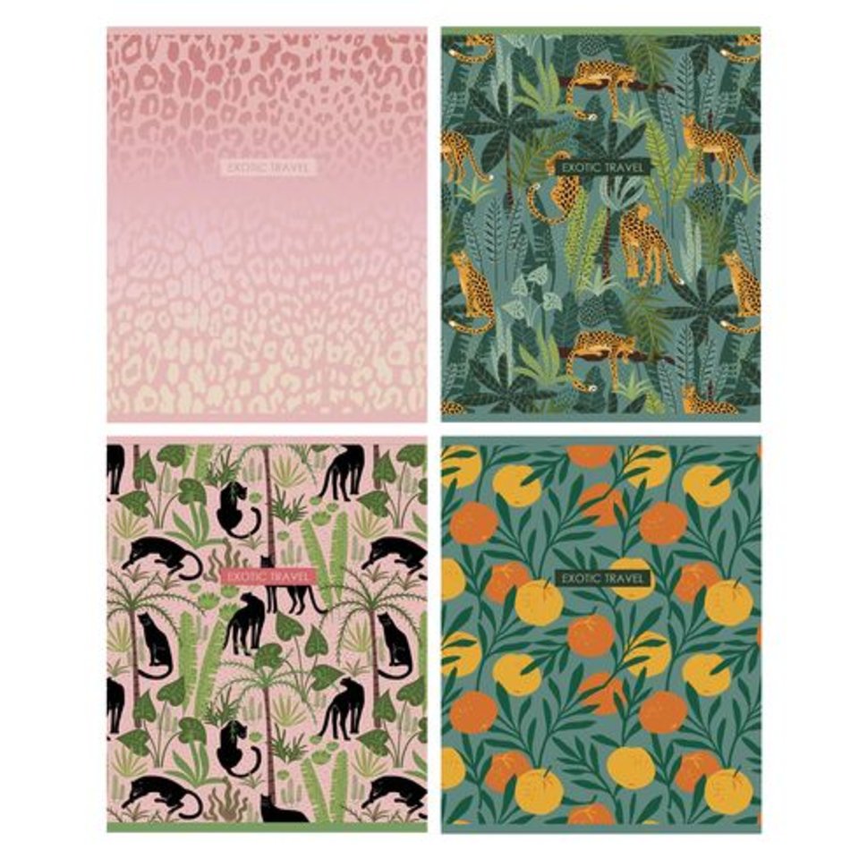 тетрадь 96 листов Exotic travel в клетку 8939 BG