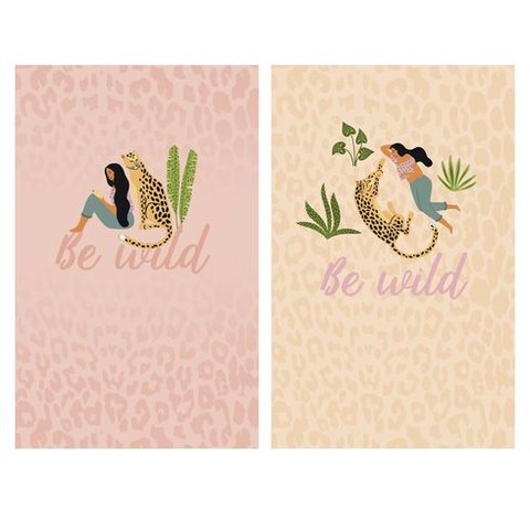 записная книжка А6 64 листа Be wild 9006 BG