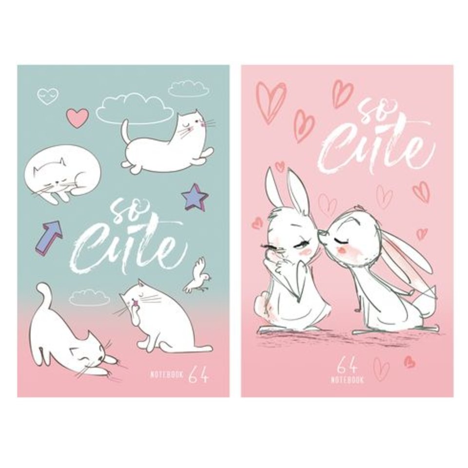 записная книжка А6 64 листа Такой милый 9009 BG