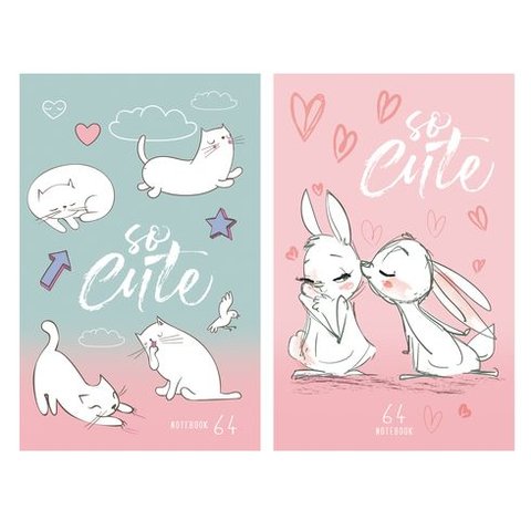 записная книжка А6 64 листа Такой милый 9009 BG