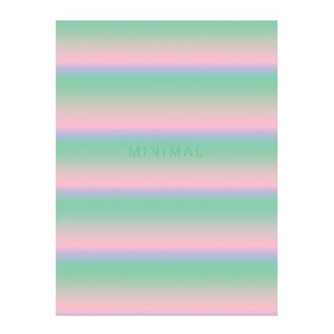 тетрадь на кольцах 160 листов Minimal 8862 BG