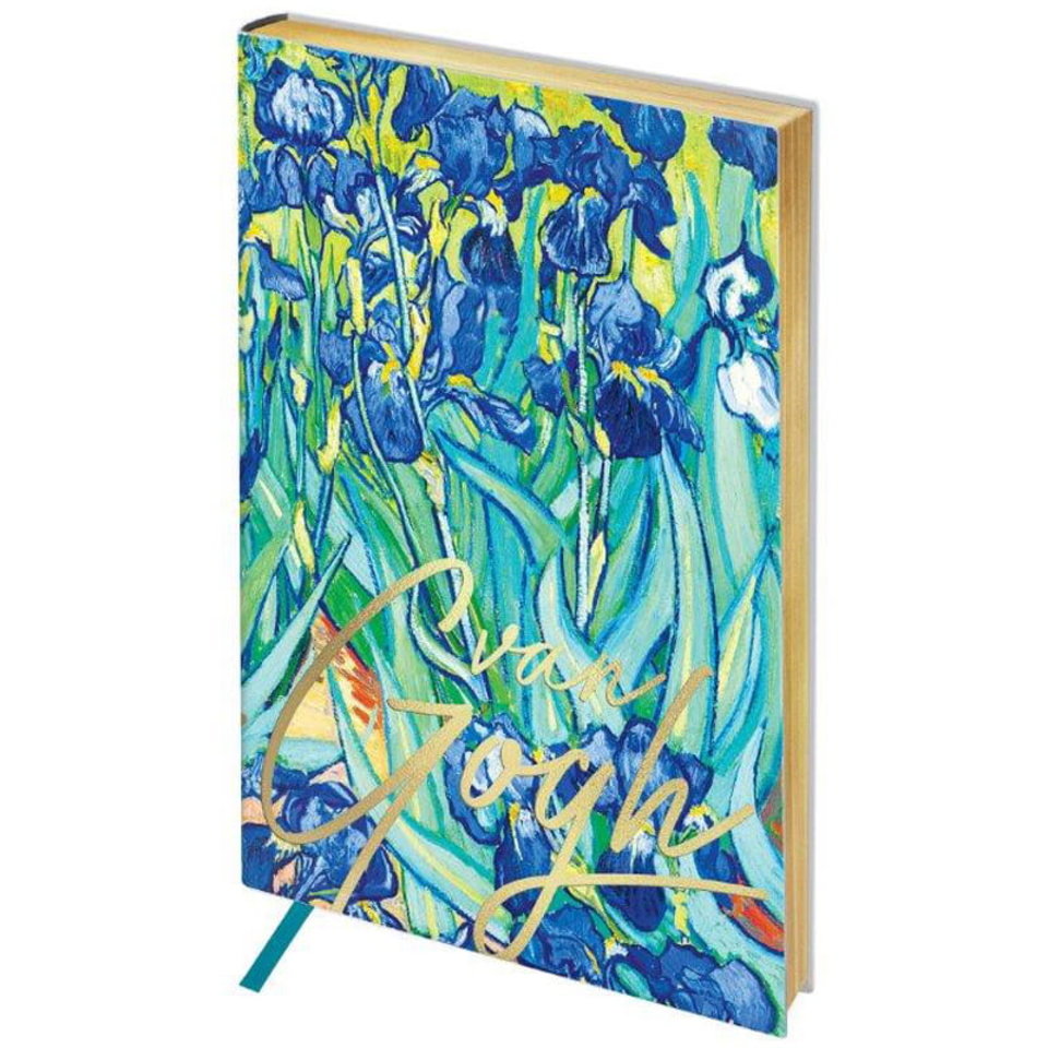 ежедневник недатированный А6 интегральный переплет Vision. Van Gogh. Irises ENB6-25324