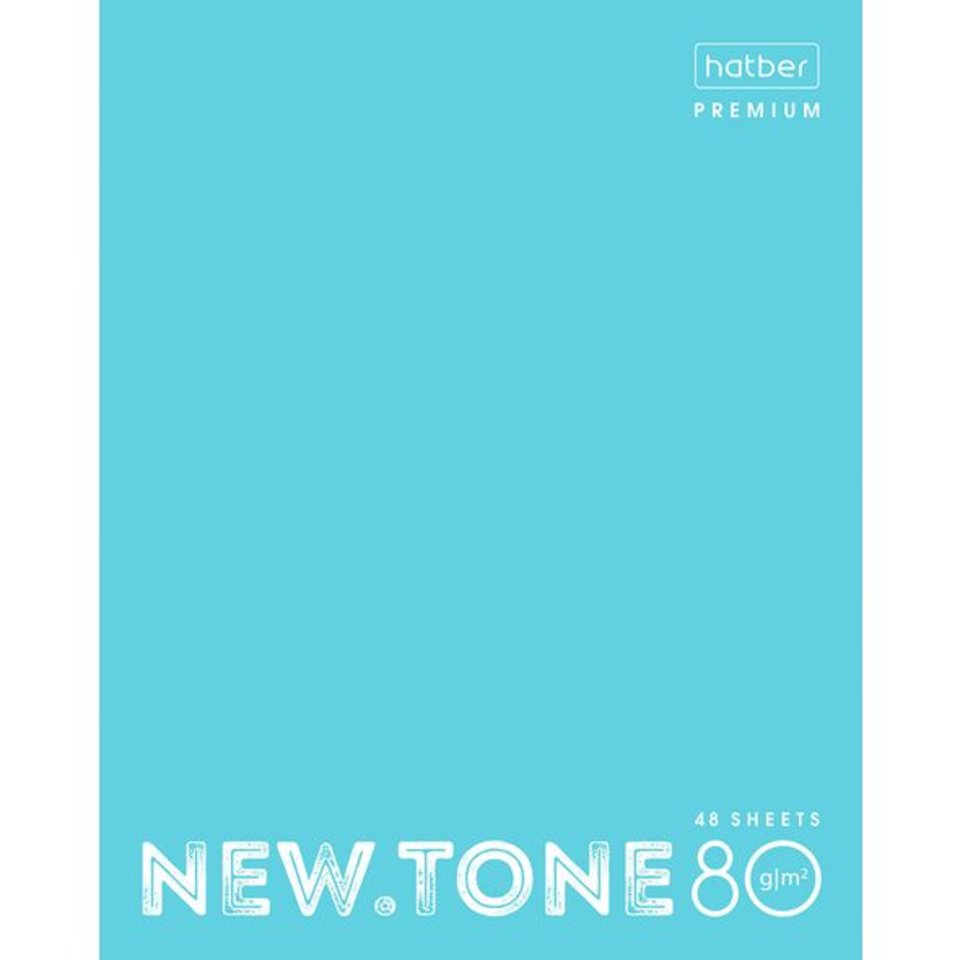 тетрадь 48 листов NEWtone PASTEL Незабудка 05025 (065608) в клетку