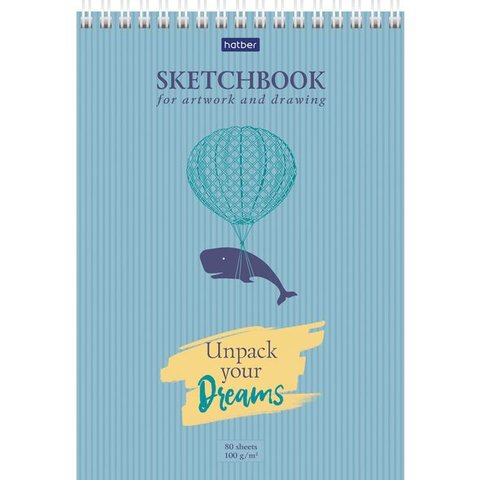 скетчбук А5 80 листов Все замечательно на гребне 23763 (066494)